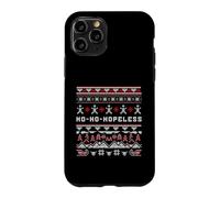 Ho-Ho-Hopeless Funny Christmas Humor Knit Pattern Design Case for iPhone 11 Pro