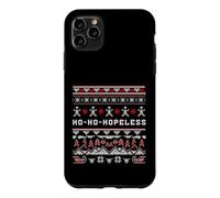 Ho-Ho-Hopeless Funny Christmas Humor Knit Pattern Design Case for iPhone 11 Pro Max