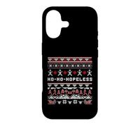 Ho-Ho-Hopeless Funny Christmas Humor Knit Pattern Design Case for iPhone 17