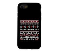 Ho-Ho-Hopeless Funny Christmas Humor Knit Pattern Design Case for iPhone SE (2020) / 7/8