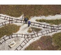 HO NARROW GAUGE ADDITIONAL TRACK PARTS (NON OPERATING) Auhagen kit 41701