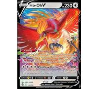 Ho-oh V 140/195- Silver Tempest - Pokemon Ultra Rare Card - Holo Foil