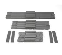 HO/OO 1:76 Model Railway Modellers pack Way Settrack Gauge Parallel Track Tool 67mm Compatible with Hornby and Peco Pack of 12 gauges + Decouplers