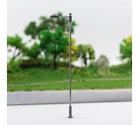 HO OO Scale Warm White LED Street Light Set 10pcs, 9cm Height for 1:87 Model Railway Layouts and Urban Infrastructure Modeling