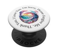 Ho’oponopono Healing Ocean Sunset PopSockets Adhesive PopGrip