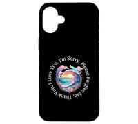 Ho’oponopono Prayer Mantra Meditation Case for iPhone 16 Plus