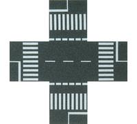 BNIB OO / HO BUSCH 7074 PEDESTRIAN CROSSING / CROSS ROAD Self Adhesive