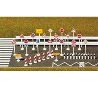 HO Road Signs Set Busch 6027