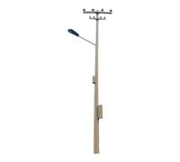 ＡＷＨＡＯ HO Scale 1/87 Electric Pole Decoration, Realistic Model Train Accessory for Diorama Scenes, Sand Table for Model Railroading