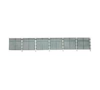 HO Scale Model Railway Scenery Fence 1/87 Metal Miniature Layout Decoration for Train Track Roadside Diorama