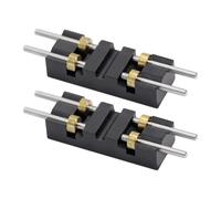 HO Scale Train Model Treadmill Track Roller Bearings Test Track for 1:87 Model Railway Scenery Accessories- 2 Pieces