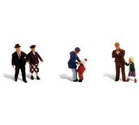 HO Scenic Accents Young & Old People (6) HO Woodland Scenics (US IMPORT)