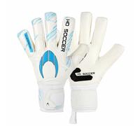 HO Soccer Guerrero One NG Blue Team, Goalkeeper Gloves, Unisex Child, White/Blue, 5