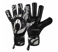 HO Soccer One NG Ring Grey Shadow, Goalkeeper Gloves, Unisex Child, Black/Grey, 4
