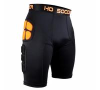 HO Soccer Short Impact Shield Sr Goalkeeper, Black/White, XL Slim Corto