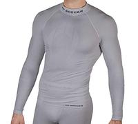 HO Soccer Underwear Shirt Performance ML Grey Long Thermal T-Shirt, Adults Unisex, Grey, M