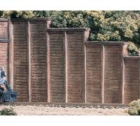 Woodland Scenics C1260 HO Timber Retaining Wall (x3) HO Gauge Railway