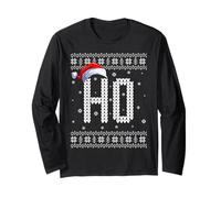 Ho Ugly Christmas Sweaters Where's My Ho at Funny Santa Xmas Long Sleeve T-Shirt