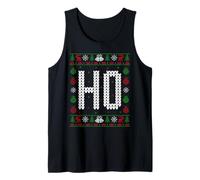 Ho Ugly Christmas Sweaters Where's My Ho at Funny Santa Xmas Tank Top