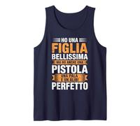 Ho UNA Figlia Bellissima Frase Vintage Ironica Tank Top