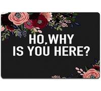 Ho Why is You Here Love and Hip Hop Durable Doormat Indoor Entrance Door Mat Bath Rug Decorative Patio Garage Garden Kitchen Door Mats Porch Gifts Mats_16 x 24 Inches