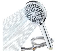 HOAENTSA Shower Head and 2M Hose Set,5 Modes High Pressure Water