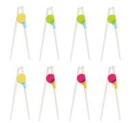 HoAhaMay 8 Dual-Learning Chopsticks, Reusable Training Chinese Chopsticks, Suitable for Both Left and Right Hands, Ideal for Beginners, Adults and The Elderly (3 Colours)