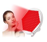 Hoakya Red Light Panel for Face and Body, Portable in-fra-red Light The-Rapy with Stand and Glasses, 660nm R-ed Lamp The-Rapy Device for Full Body Relief, 127 LEDs, Gift for Lover