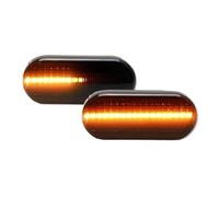 Hoandkp Dynamic Turn Indicator LED Dynamic Side Marker Light Turn Signal Light For Skoda For Octavia 1U 1996-2010 4M5A13K309AA Sequential Signal Light(2piece)