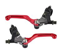 Hoandkp Handle Brake Levers Shorty Brake Lever & Clutch Lever for MTX200 MTX50 MTX80 P50 PC50 QA50 S65 Sport for S90 Super Cub 50 55 1960-1990 Motorcycle Clutch(Red)