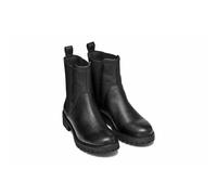 Hoara Breathable Chelsea Boots in Leather Black