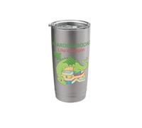 Hoarding Books Like a Dragon Funny Reading Design Stainless Steel Insulated Tumbler