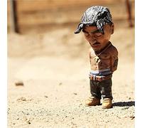 HOAZIACEHN Legend Commemorative Resin Ornaments, Rapper Resin Ornament Garden/Home Decor, Peculiar and Interesting Rap Music Star Resin Statue for Yourself or Friend Collection (B)
