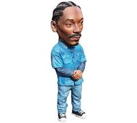 HOAZIACEHN Rapper Resin Ornament Garden/Home Decor, Legend Commemorative Resin Ornaments Hip Hop East Coast Rap God Decoration, Peculiar and Interesting Rap Music Star Resin Sculptures (D)