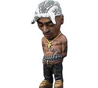 HOAZIACEHN Resin Rapper Ornament, Legend Commemorative Hip Hop East Coast Rap God Decoration, Colored, Handmade, Urban Style