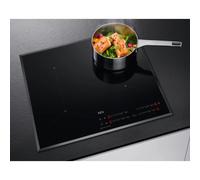 AEG 7000 Series Induction Hob, IAE64411F, 4 Cooking Zones, 60cm, Boil Sensor, Hob2Hood Function, Built-In Hob Timer, Assisted Cooking Sensors, Control Lock, Black