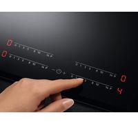 AEG 7000 Series Induction Hob, IAE64411F, 4 Cooking Zones, 60cm, Boil Sensor, Hob2Hood Function, Built-In Hob Timer, Assisted Cooking Sensors, Control Lock, Black