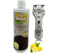 hob brite Genuine Oven Cooker Ceramic Cream Cleaner 300ml & Scraper Kit
