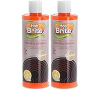Hob Brite Hob Cleaner Cream 2 x 250ml - Powerful Formula For Ceramic,Electric,Halogen & Induction Hob Cream Cleaner