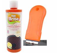 Hob Cleaner | Hob Brite & Hob Cleaner Tool | Made For Ceramic Hob, Induction Hob, Glass Hob | Plus 20 Spare Units | Permormak Hob cleaning set