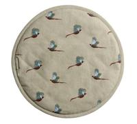 Hob Cover: Sophie Allport Pheasant Aga Cover, Cotton