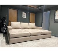 HOB Furniture Charles Cinema Sofa - 9ftx6ft in Dark Grey HOB Furniture Dark Grey