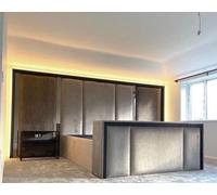 HOB Furniture Oakland Tv Bed, Luxury French Velvet - Hb 183 Cm, Silver Grey | Size: King HOB Furniture Grey King