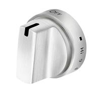 Hob Knobs - Metal Electric Cooker Control Knobs, Rustproof Oven Replacement, Durable Range Adjustment Set | Universal Uses