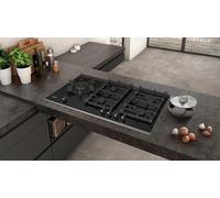 Neff T29TS79N0 N90 90cm 5 Burner Gas Hob in Black Wok Burner