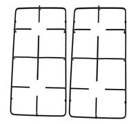 SPARES2GO Pan Support Burner Grate Stand compatible with Beko Gas Hob Cooker (Pack of 2, 475mm x 230mm)