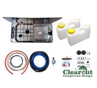 Hob & Sink CAN F1401 Campervan/Motorhome Compact, 190mm Narrower than Smev 9222