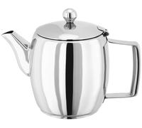 HOB TEAPOT COLLECTION STAINLESS STEEL GLASS 600ML-5LJUDGE TEAPOTS