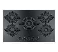 Hob with 5 burners from Franke Mythos FHCR 755 4G TC HE BK C - black - 106.0374.283