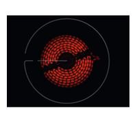 Hob Zanussi ZHRN643K 56cm Built-In Electric Hob - Black